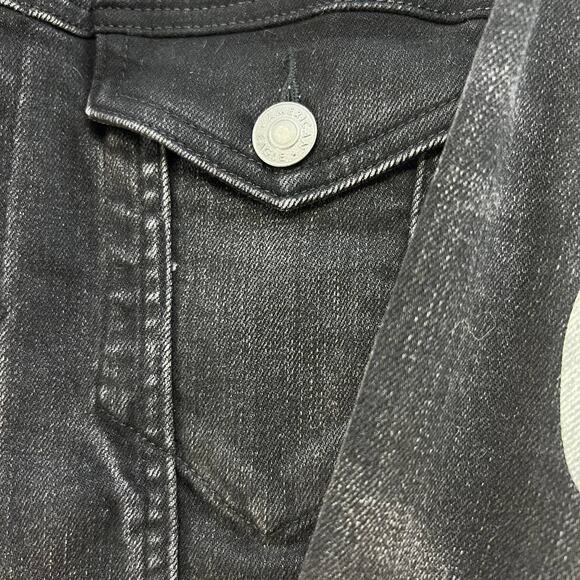 AE X Young Money Unisex Black Denim Jacket - Picture 6 of 15